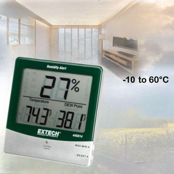 Extech EX-445814 เครื่องวัดอุณหภูมิ ความชื้น Humidity Alert │-10 to 60°C